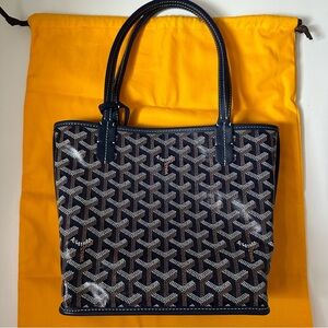 Goyard Anjou Mini in Navy Blue